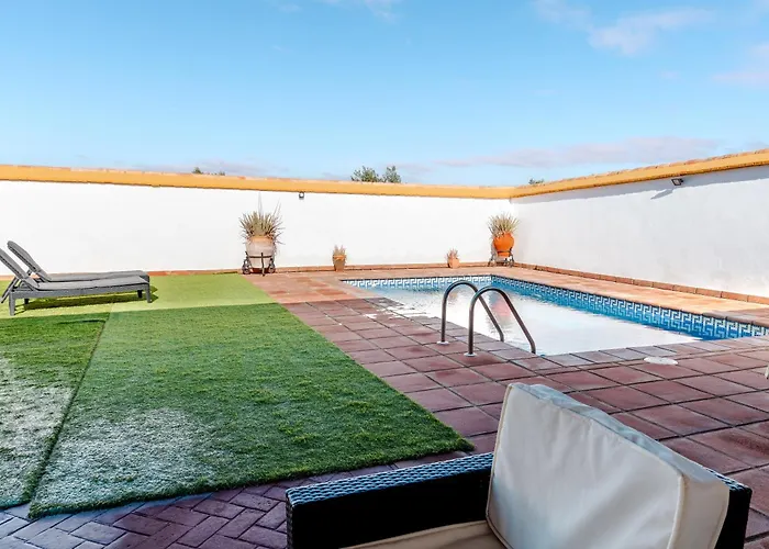 Casa Rural Con Piscina, Barbacoa, Aire Acondicionado, Wifi De Alta Velocidad, Cocina Exterior Y Parking