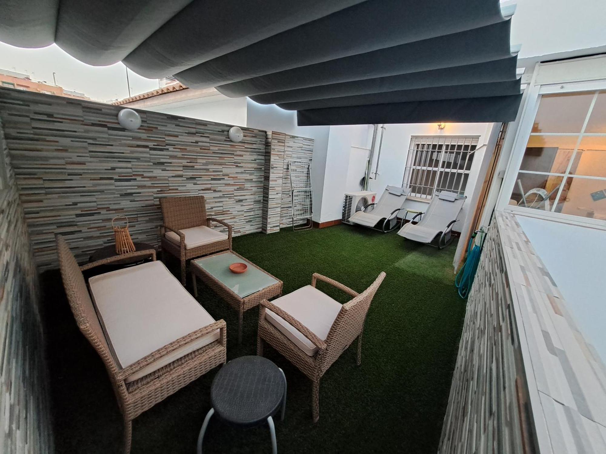 40m2 Con Terraza Chillout De 20m2 Totalmente Equipado En Casco Historico Apartamento *